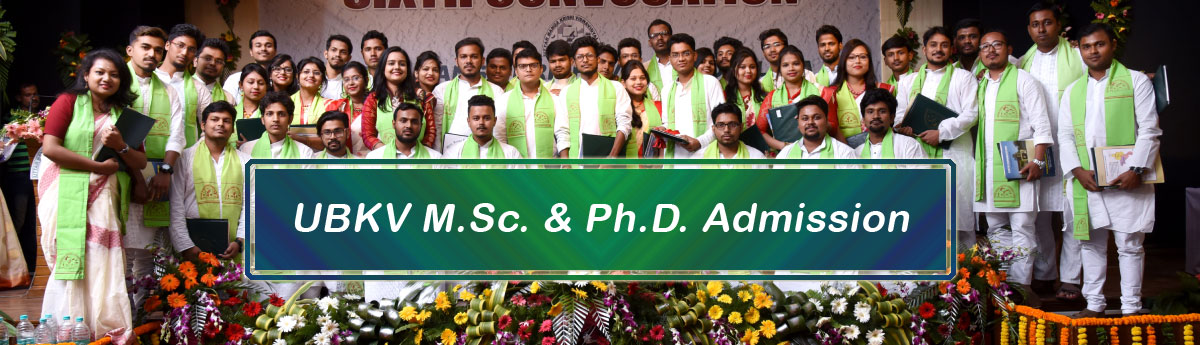 UBKV PG and Ph.D. Admission